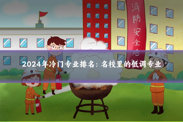 2024年冷门专业排名:名校里的低调专业