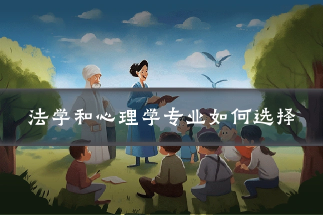 法学和心理学专业如何选择
