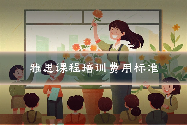 雅思课程培训费用标准