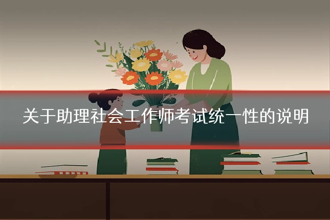 关于助理社会工作师考试统一性的说明