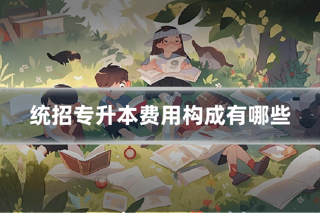 统招专升本费用构成有哪些