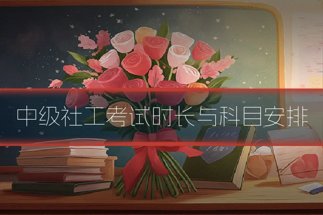 中级社工考试时长与科目安排