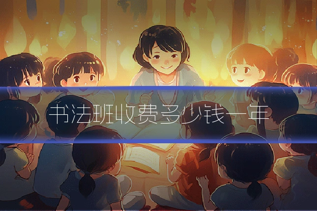 书法班收费多少钱一年