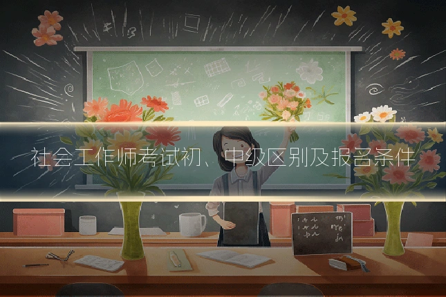 社会工作师考试初、中级区别及报名条件