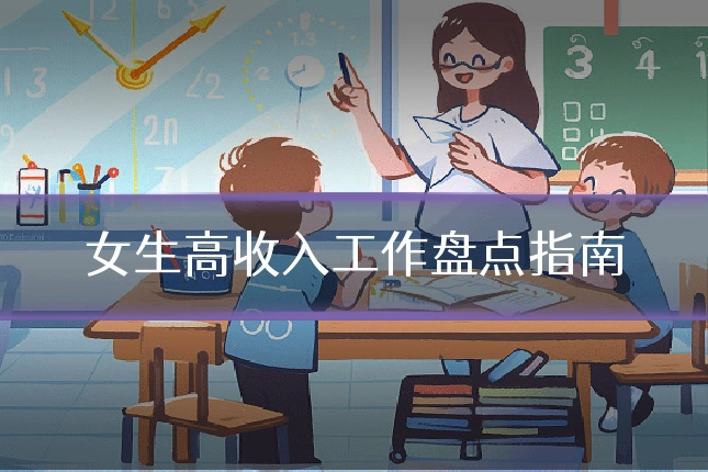 女生高收入工作盘点指南