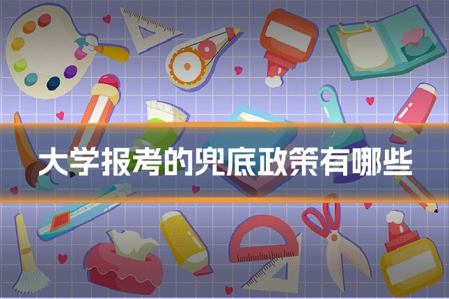 大学报考的兜底政策有哪些
