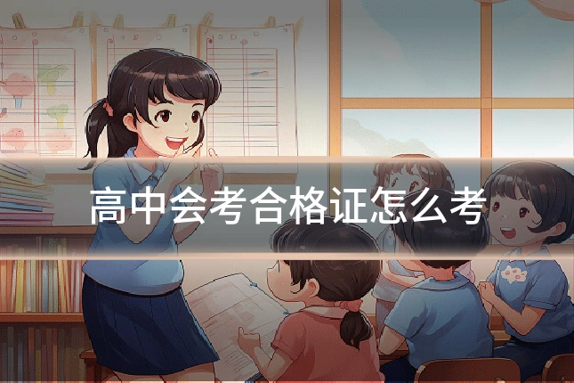 高中会考合格证怎么考