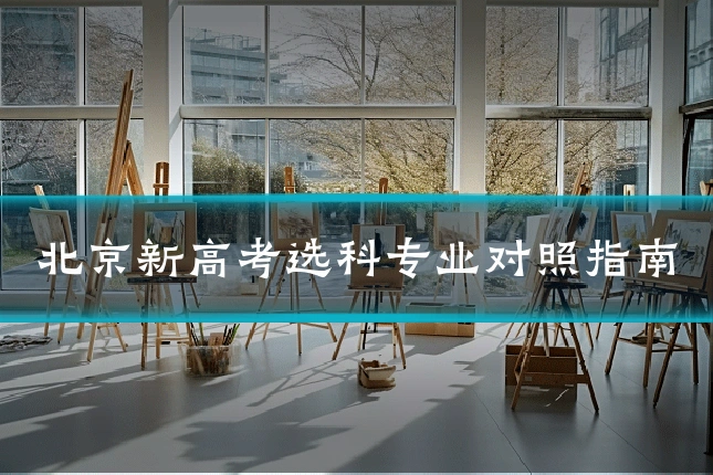 北京新高考选科专业对照指南