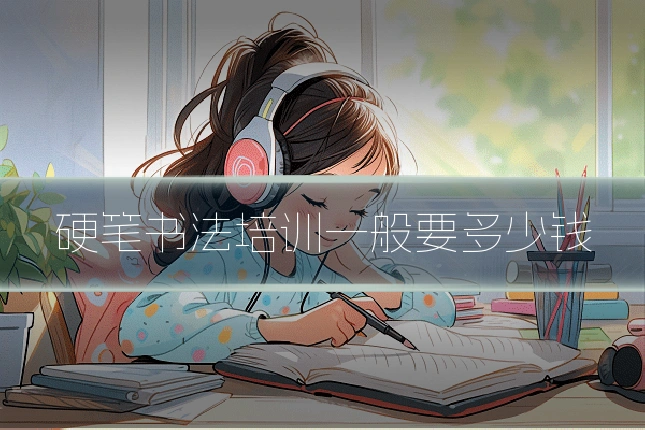 硬笔书法培训一般要多少钱