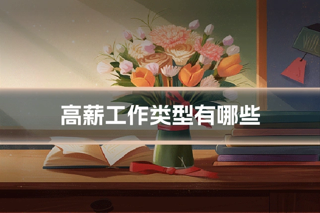 高薪工作类型有哪些