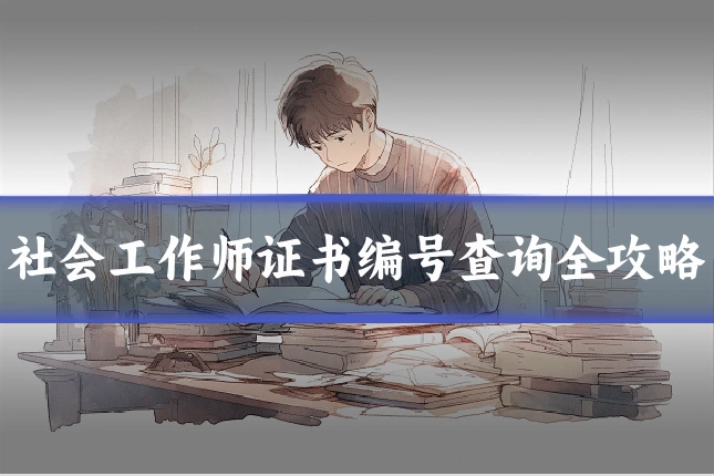 社会工作师证书编号查询全攻略