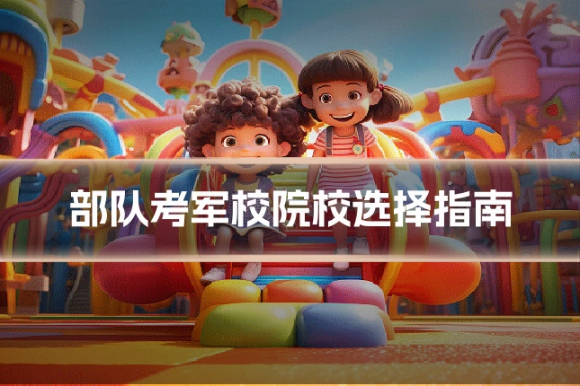 部队考军校院校选择指南