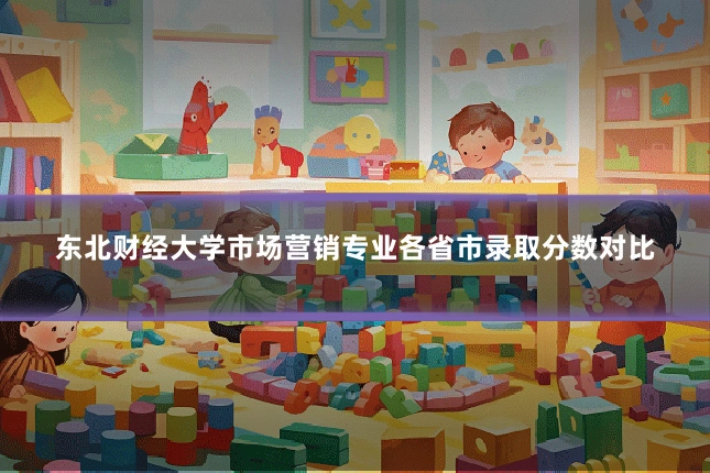 东北财经大学市场营销专业各省市录取分数对比