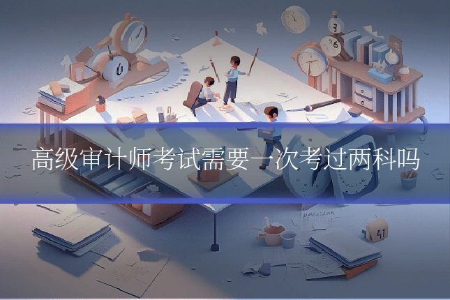 高级审计师考试需要一次考过两科吗