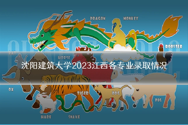 沈阳建筑大学2023江西各专业录取情况