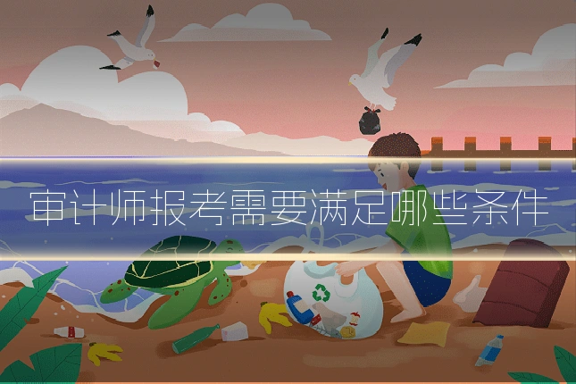 审计师报考需要满足哪些条件