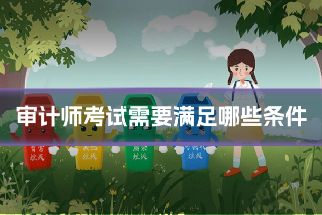 审计师考试需要满足哪些条件