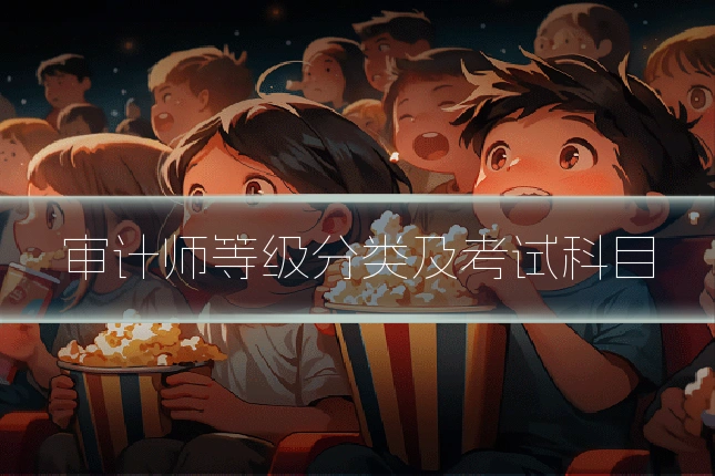 审计师等级分类及考试科目
