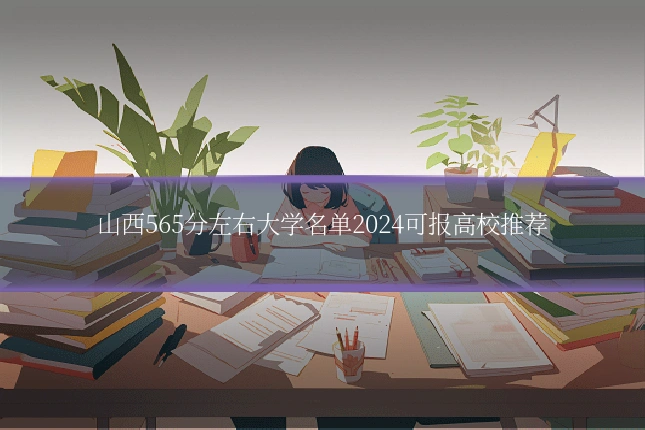 山西565分左右大学名单2024可报高校推荐