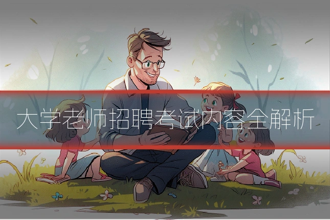 大学老师招聘考试内容全解析