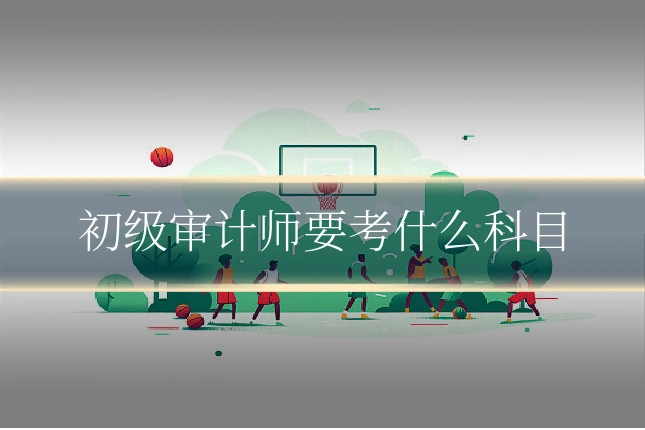 初级审计师要考什么科目