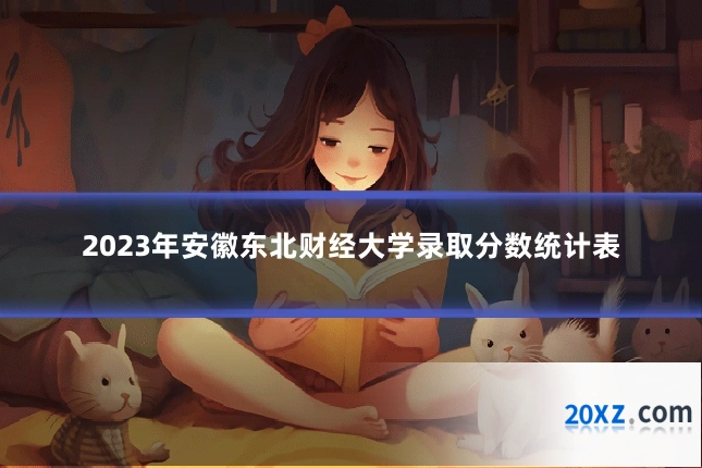 2023年安徽东北财经大学录取分数统计表