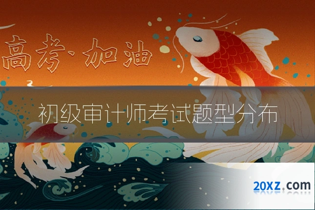 初级审计师考试题型分布