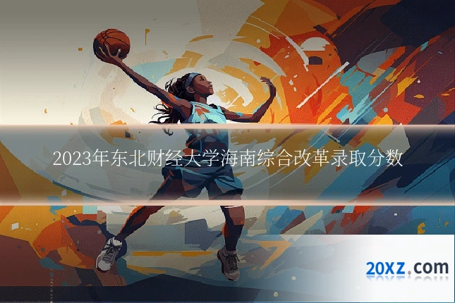 2023年东北财经大学海南综合改革录取分数