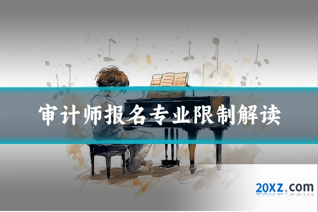 审计师报名专业限制解读