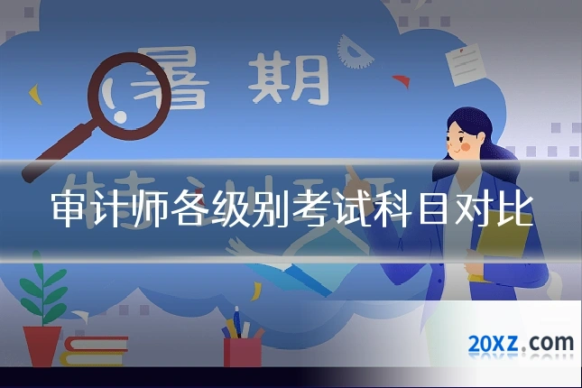 审计师各级别考试科目对比