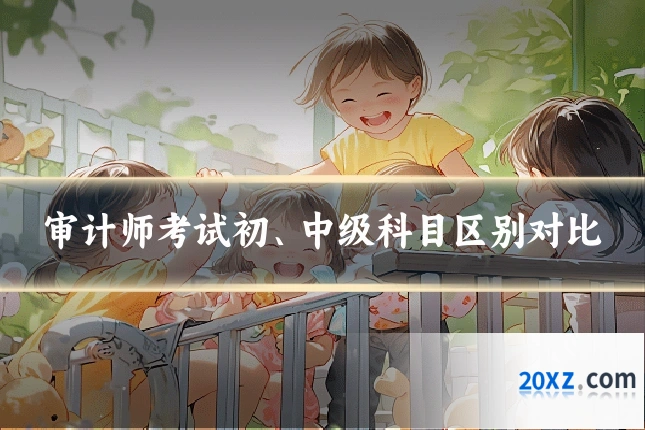 审计师考试初、中级科目区别对比