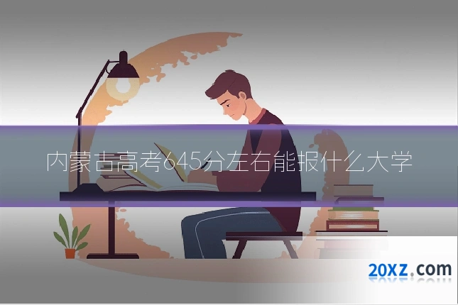 内蒙古高考645分左右能报什么大学