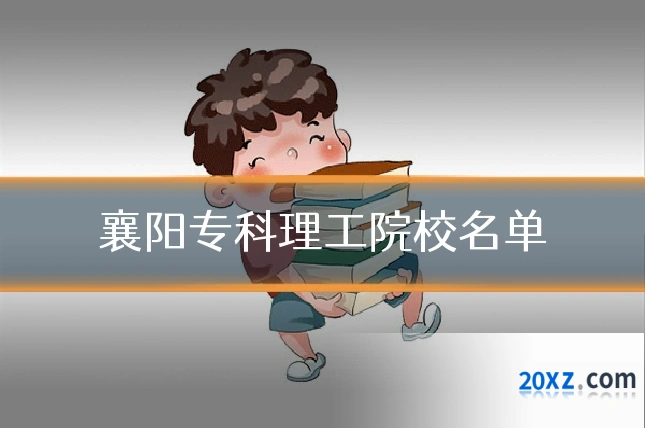 襄阳专科理工院校名单