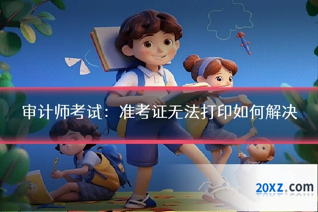 审计师考试:准考证无法打印如何解决