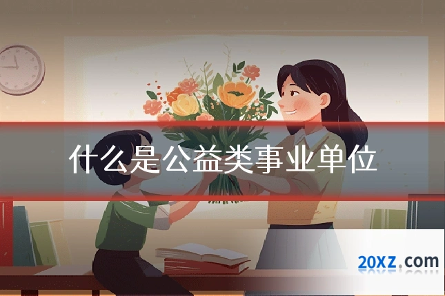 什么是公益类事业单位