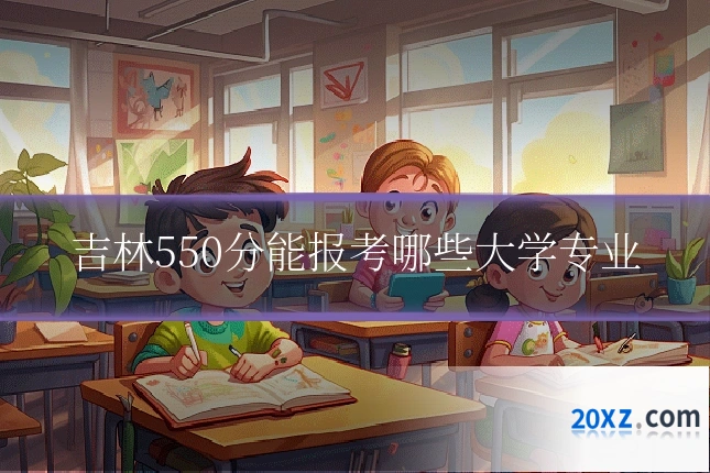 吉林550分能报考哪些大学专业