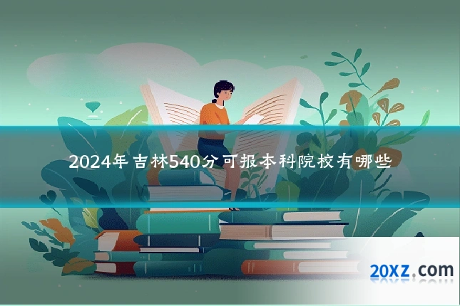 2024年吉林540分可报本科院校有哪些
