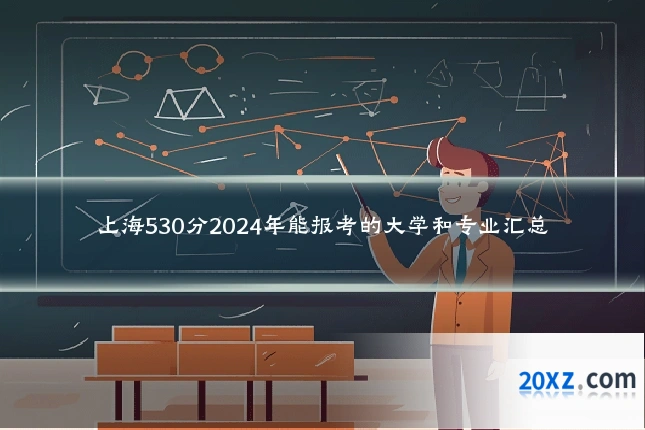 上海530分2024年能报考的大学和专业汇总