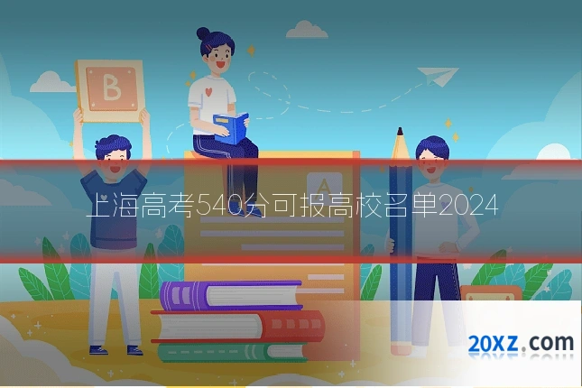 上海高考540分可报高校名单2024