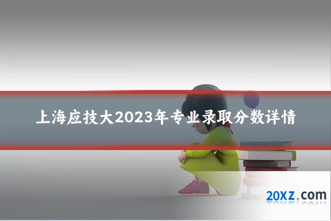 上海应技大2023年专业录取分数详情