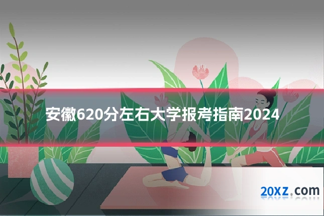 安徽620分左右大学报考指南2024