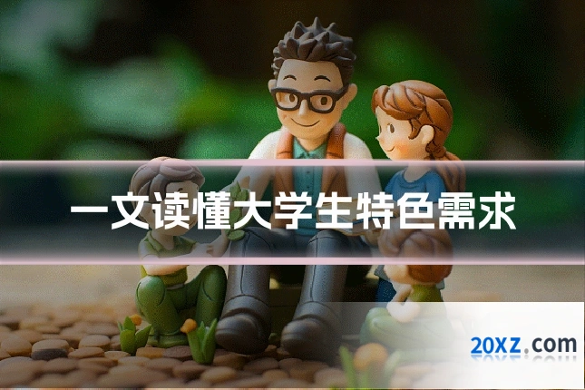 一文读懂大学生特色需求