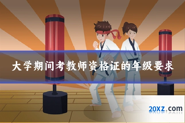 大学期间考教师资格证的年级要求