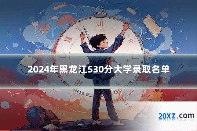 2024年黑龙江530分大学录取名单