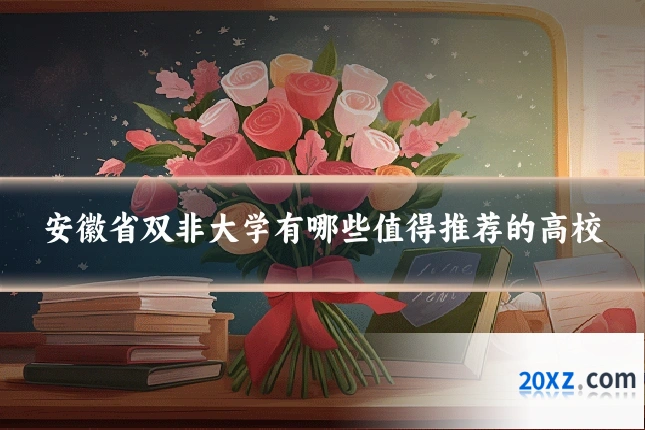 安徽省双非大学有哪些值得推荐的高校