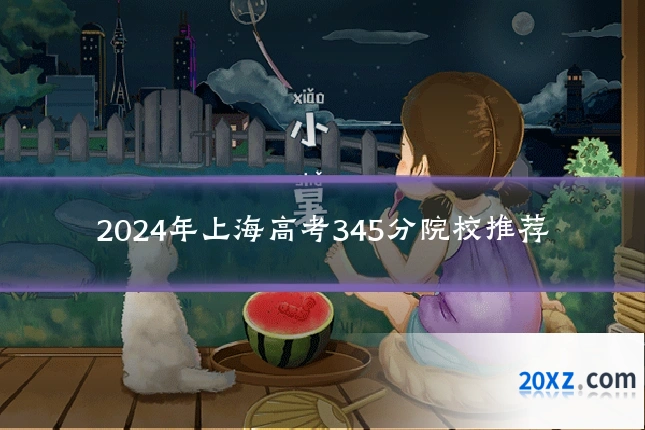 2024年上海高考345分院校推荐