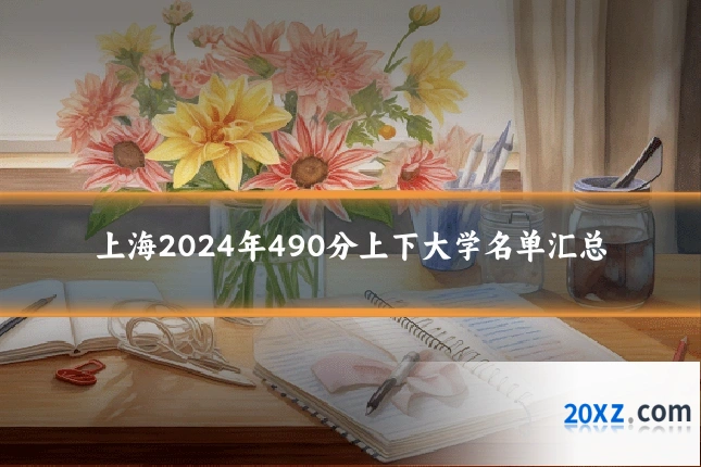 上海2024年490分上下大学名单汇总