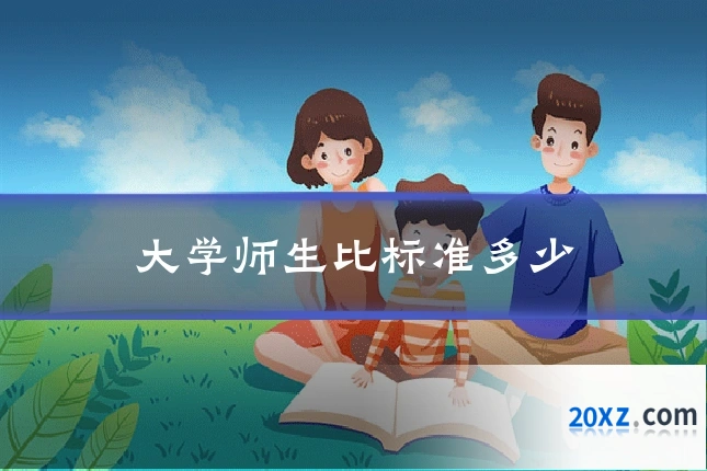 大学师生比标准多少