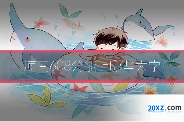 海南608分能上哪些大学