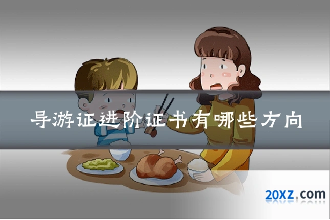 导游证进阶证书有哪些方向